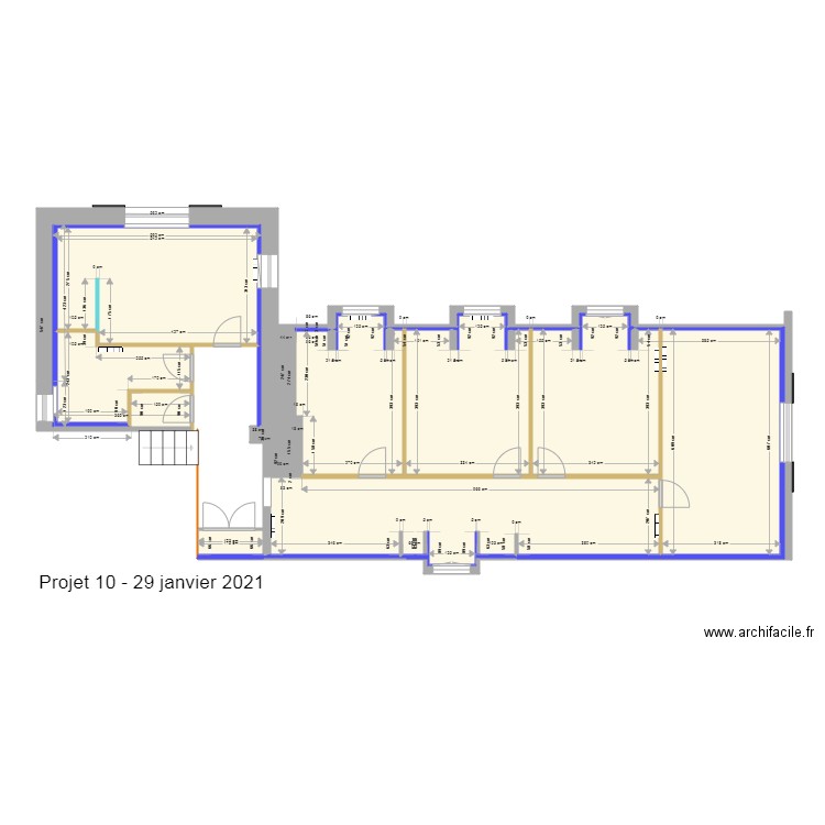 Chatres étage projet 10 coté. Plan de 0 pièce et 0 m2