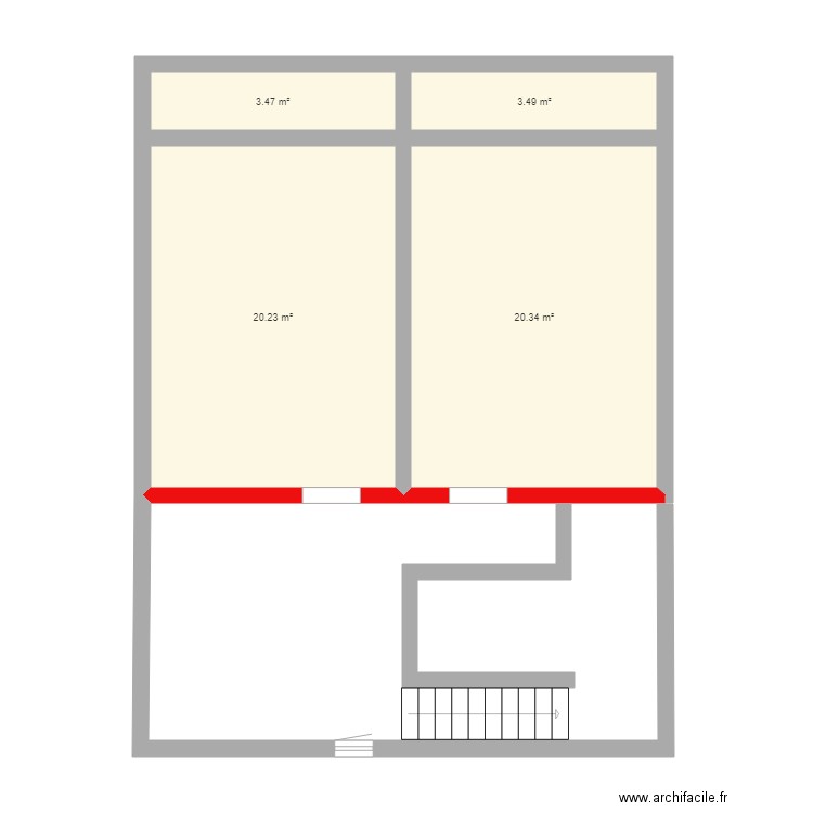 étage. Plan de 0 pièce et 0 m2
