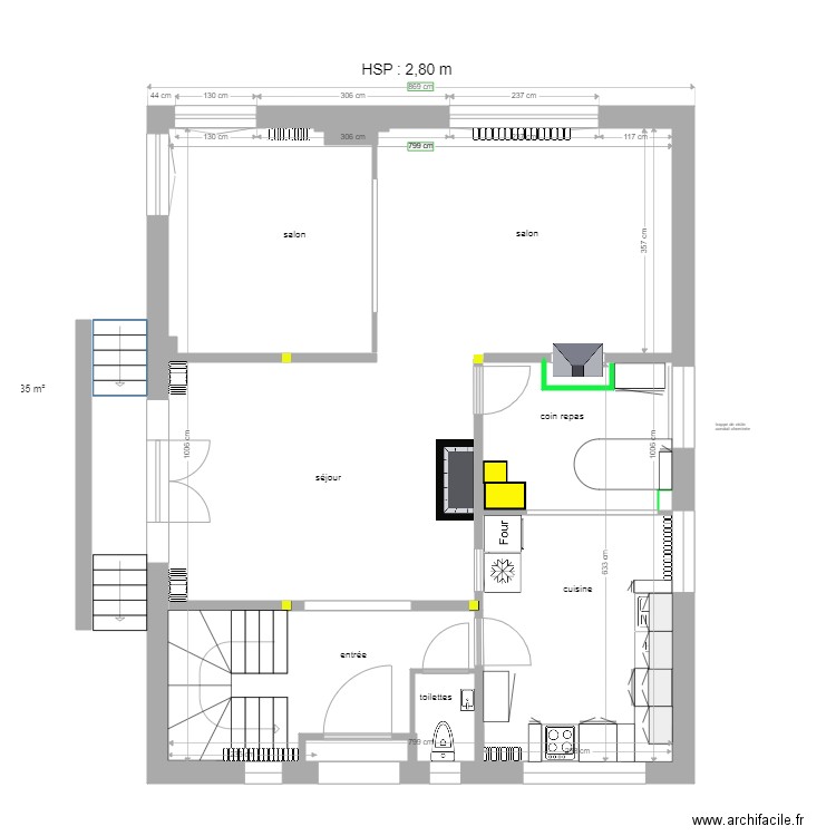 Enghien rez de chaussée 28 12 2020 . Plan de 0 pièce et 0 m2