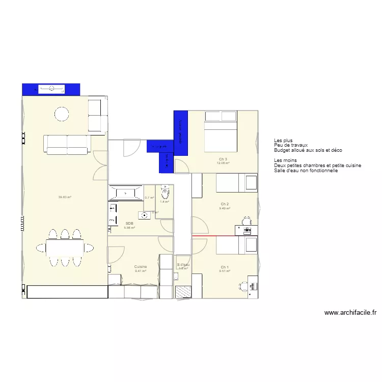 Option 1 bis. Plan de 