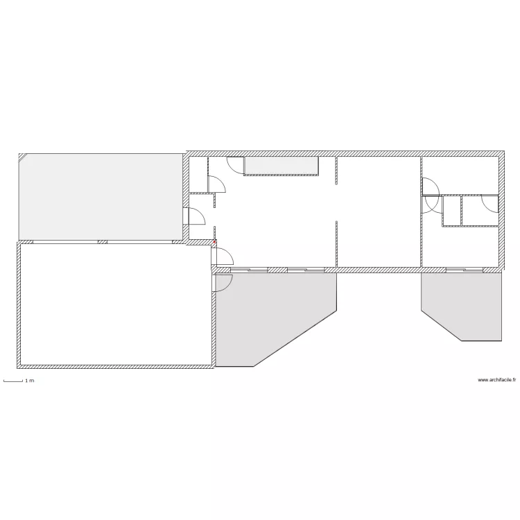 Maison Antony RDC. Plan de 