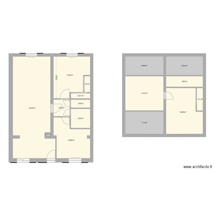 maison francis v20. Plan de 16 pièces et 117 m2