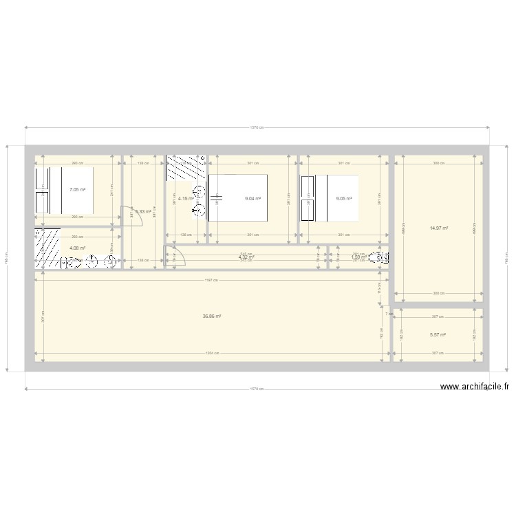 prim110Labbe. Plan de 11 pièces et 102 m2