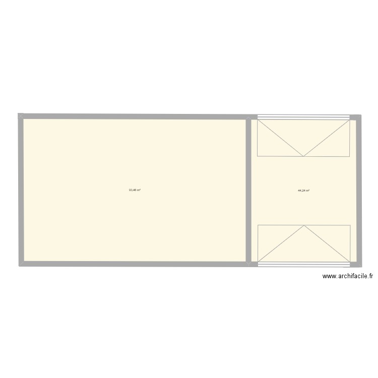 plan vu dessus. Plan de 0 pièce et 0 m2