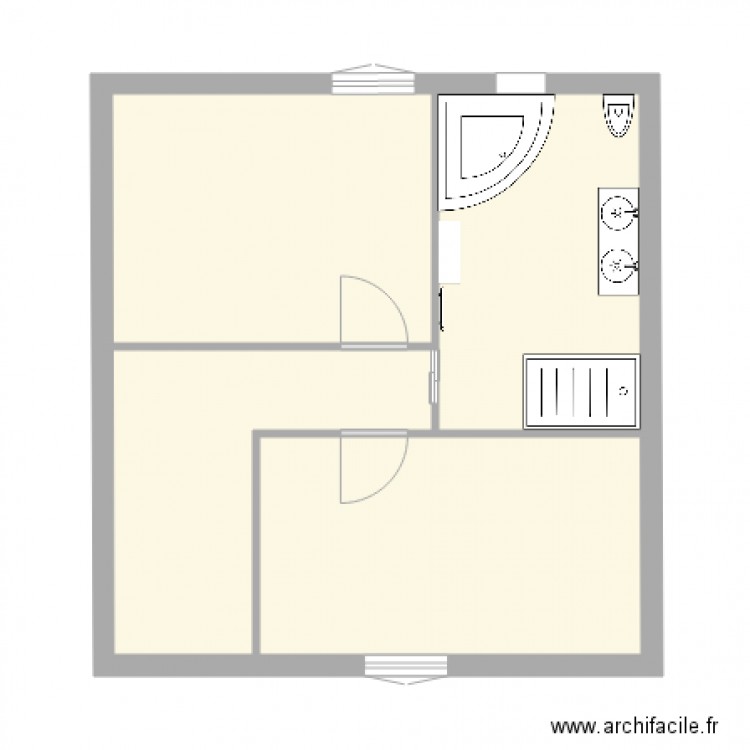 Plan maison 1er etage. Plan de 0 pièce et 0 m2