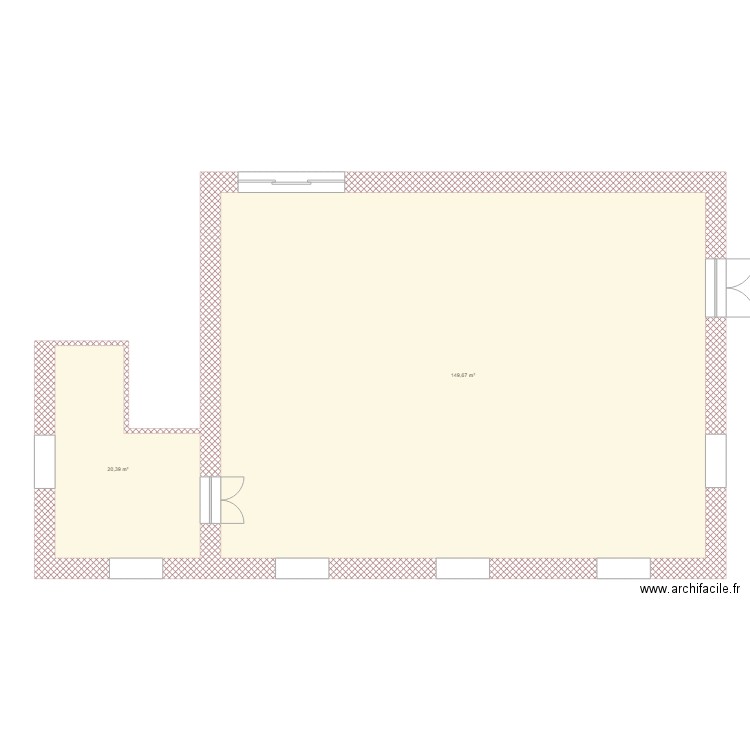 Basic train station layout 1B. Plan de 0 pièce et 0 m2