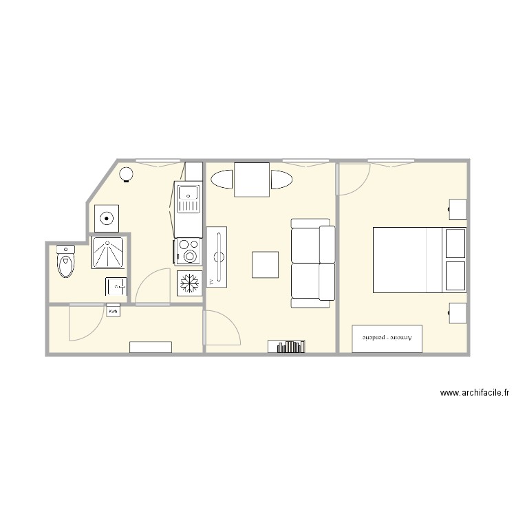 f2 vichy elec. Plan de 0 pièce et 0 m2