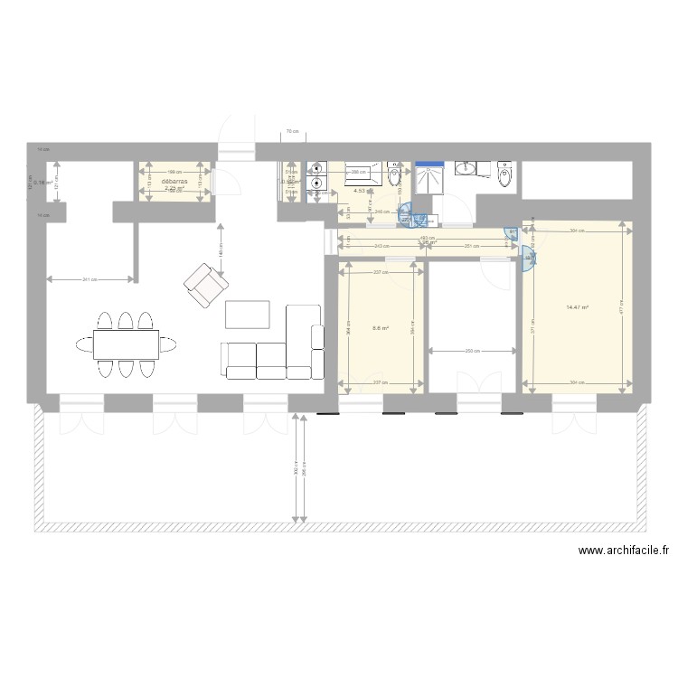 DEAUVILLE6. Plan de 0 pièce et 0 m2