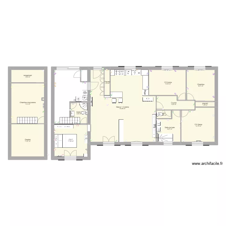 Cr&eacute;mieu projet. Plan de 