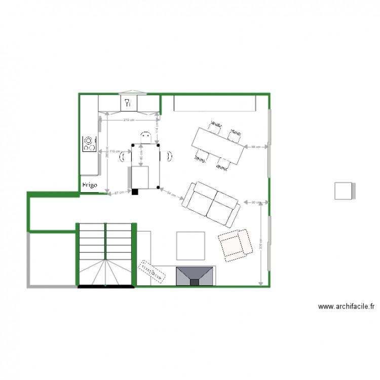 Cuisine Montana essai 2. Plan de 0 pièce et 0 m2