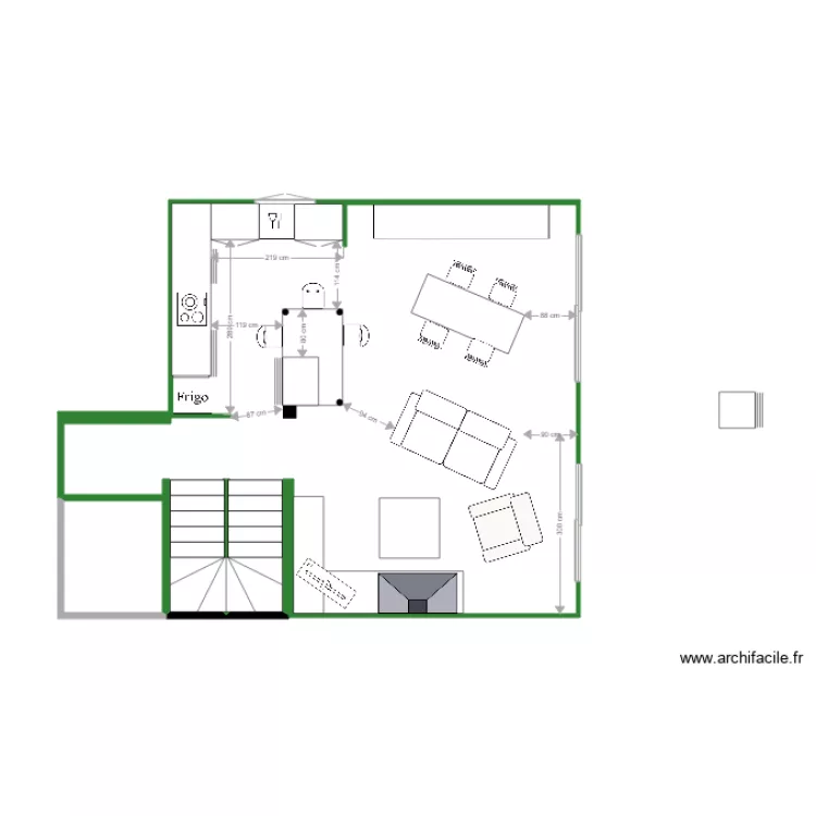 Cuisine Montana essai 2. Plan de 