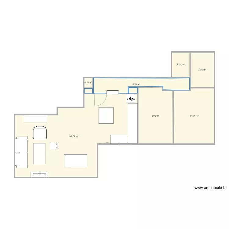 appartement. Plan de 