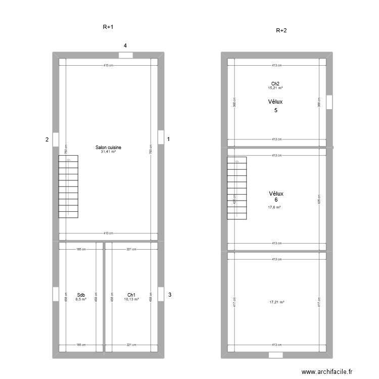MILESI. Plan de 0 pièce et 0 m2