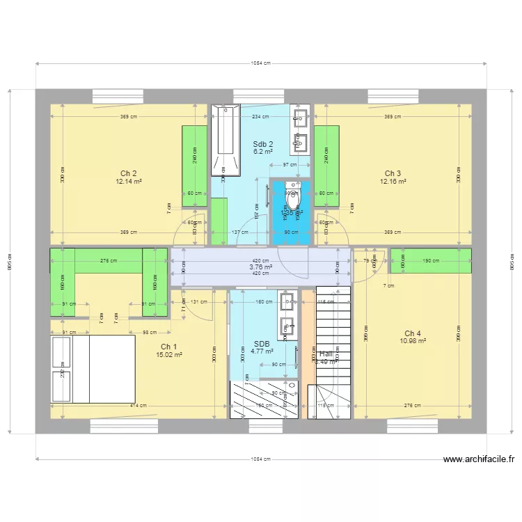 Chinoune. Plan de 