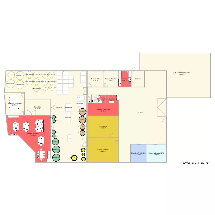 KuraVarennes Travaux KURA 2021. Plan de 