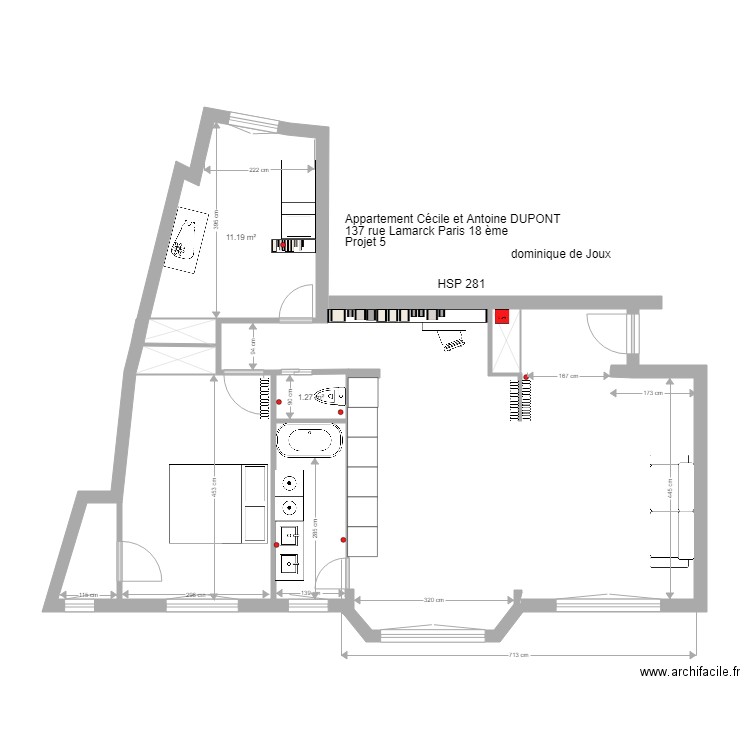 antoine et cecile D projet 5. Plan de 0 pièce et 0 m2