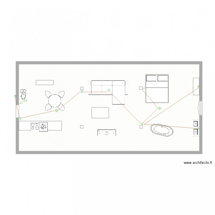 1er Etage delot Eclairage. Plan de 0 pièce et 0 m2