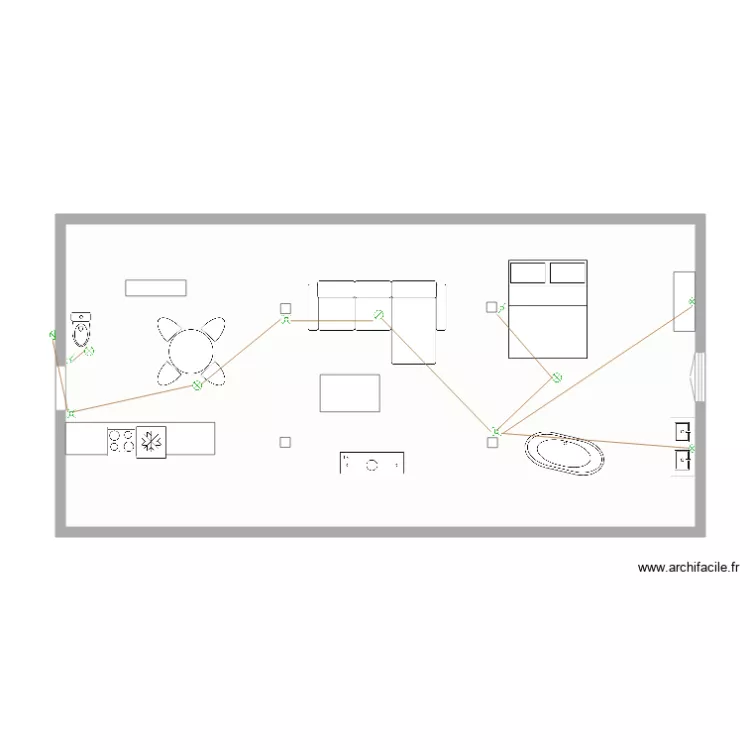1er Etage delot Eclairage. Plan de 