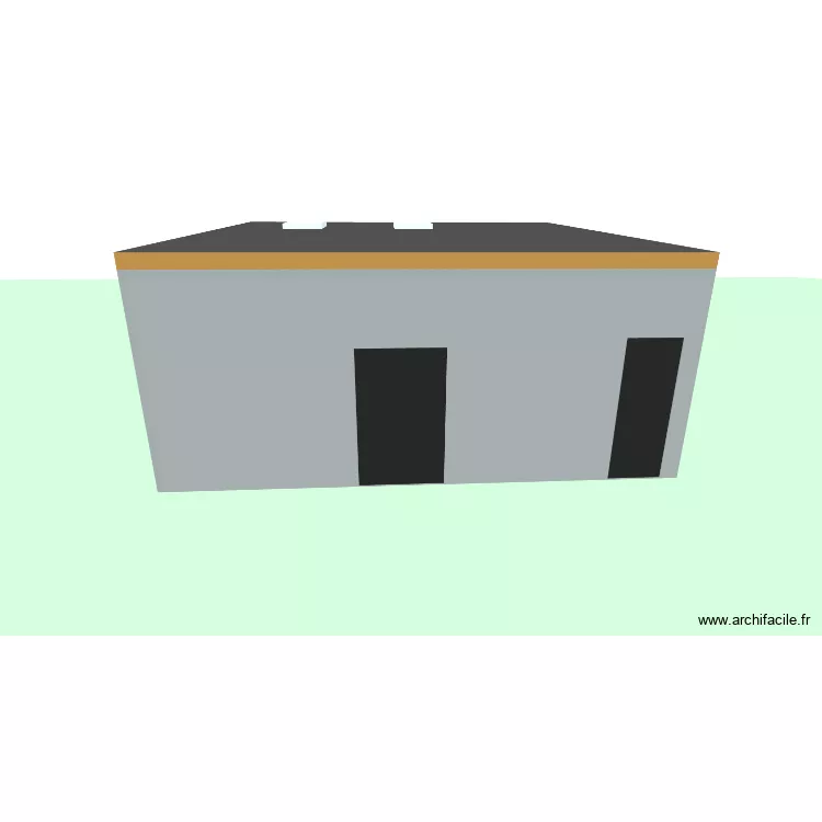 plan de facade limay. Plan de 1  et 48 m²