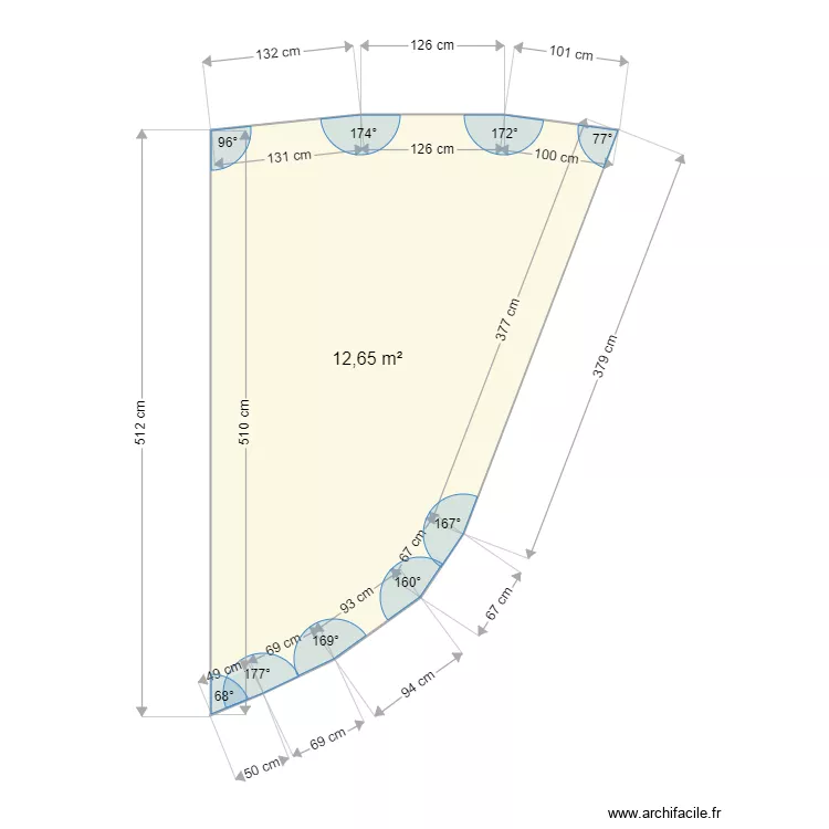 MASSIF HORTENSIA. Plan de 1 et 13 m² MASSIF HORTENSIA. Plan de 1 et 13 m²