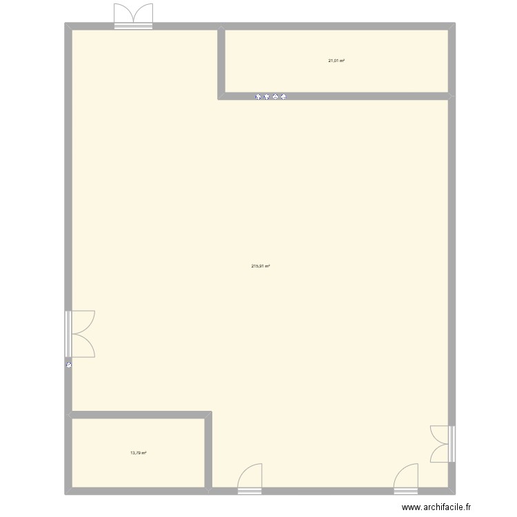 atelier domotique caffart maxime. Plan de 3 pièces et 251 m2