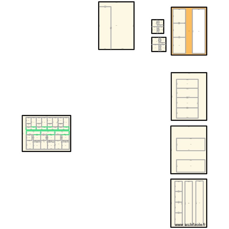 yamssoukro. Plan de 64 pièces et 4780 m2