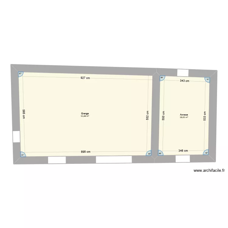 Burtin - Grange. Plan de 