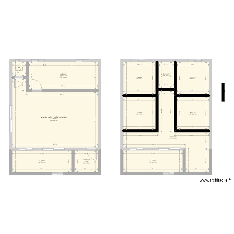 PLAN VERANDA . Plan de 12 pièces et 148 m2