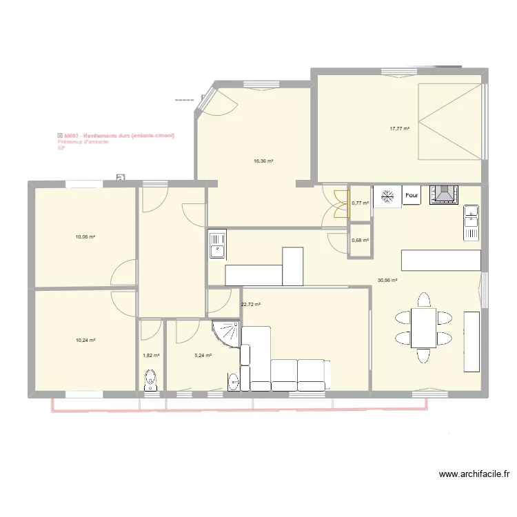 pervench&egrave;res modof 2. Plan de 