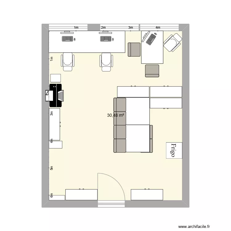 LOCAL SUD SANTE HMN 2. Plan de 1 et 30 m² LOCAL SUD SANTE HMN 2. Plan de 1 et 30 m²