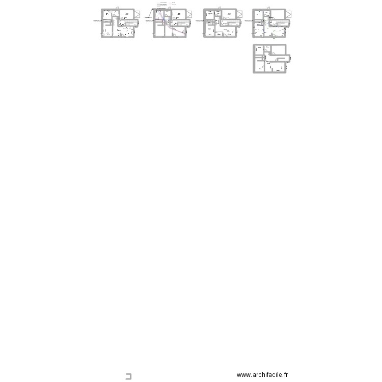Appartement Rdch equipé. Plan de 22 pièces et 503 m2