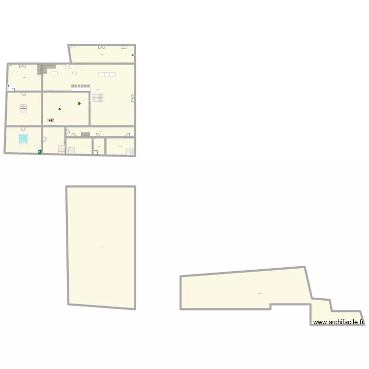 La Chauffie. Plan de 12 Pièces et 1220 m² La Chauffie. Plan de 12 Pièces et 1220 m²