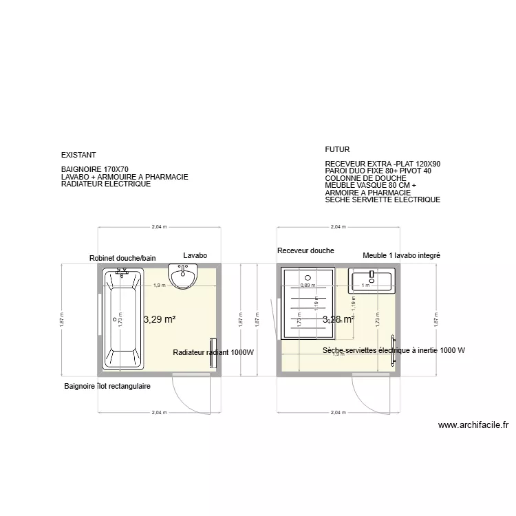 SERGE GUILLEMOT ST CARADEC TREGOMEL. Plan de 