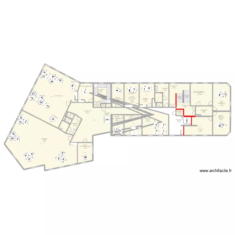 VIENNE : Projet R+2 Sc&eacute;nario 3.. Plan de 