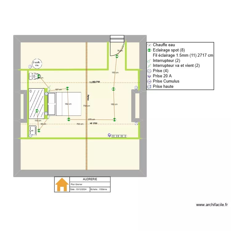 AUDRERIE Elec. Plan de AUDRERIE Elec. Plan de