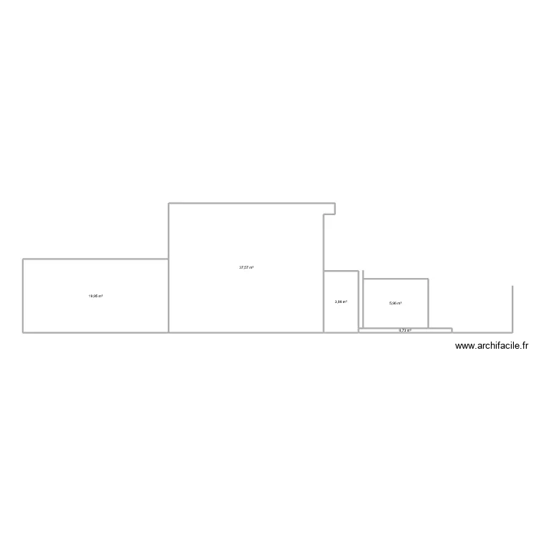 maison cote. Plan de 5 et 68 m² maison cote. Plan de 5 et 68 m²