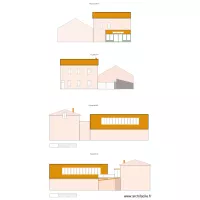 Plan de facade et toiture PROJET