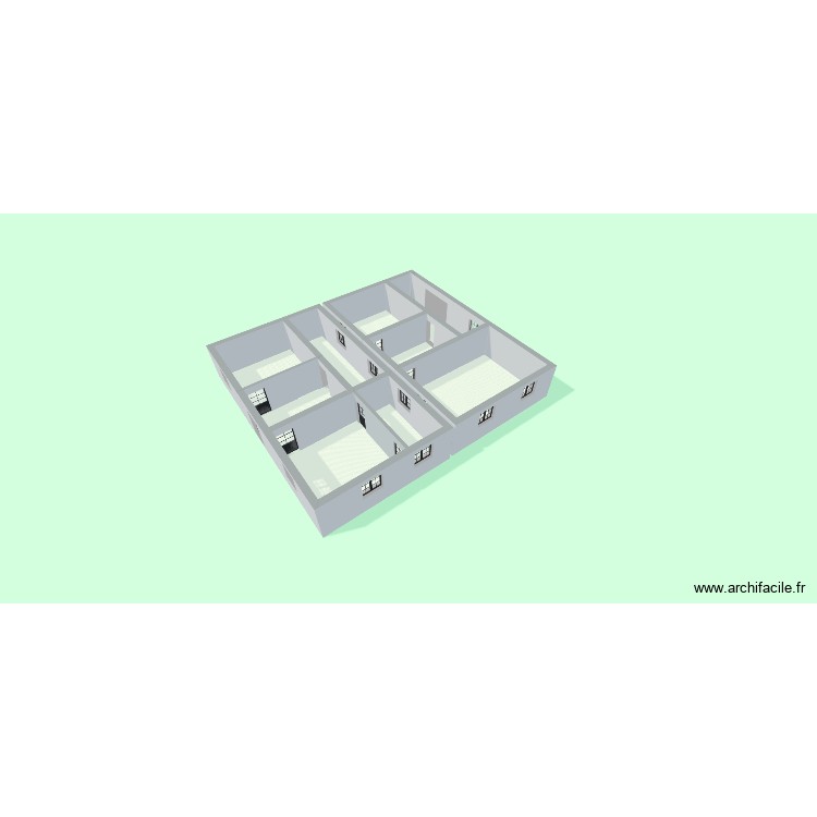 RDC Monties. Plan de 0 pièce et 0 m2