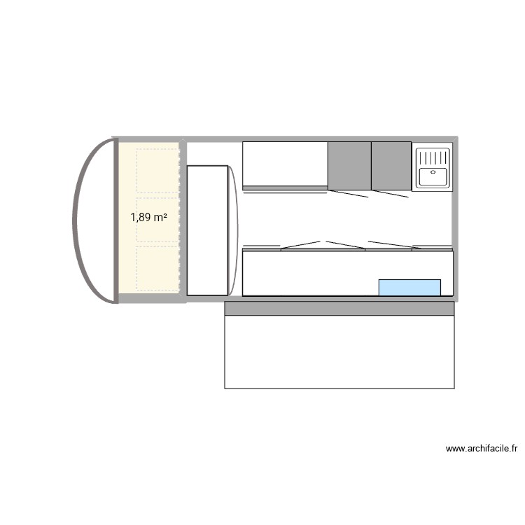 Foodtruck. Plan de 0 pièce et 0 m2