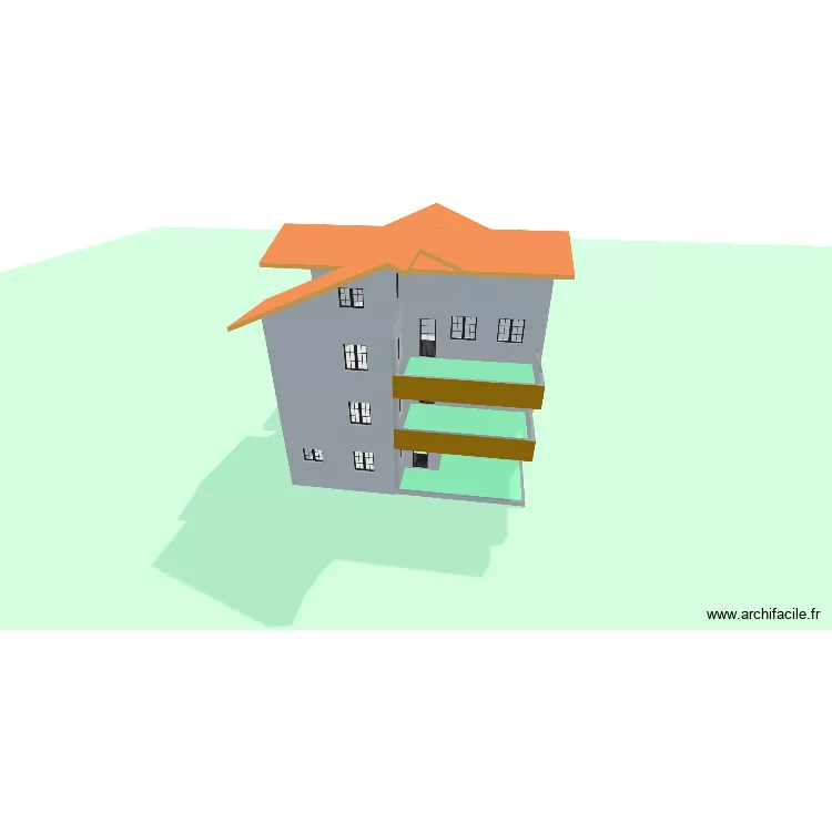 Les Fr&ecirc;nes Toiture avec 2 chiens mod&egrave;le de toiture  assis 03.04.2026. Plan de 37  et 502 m²