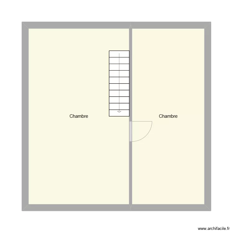 VIAILLE Etage. Plan de 