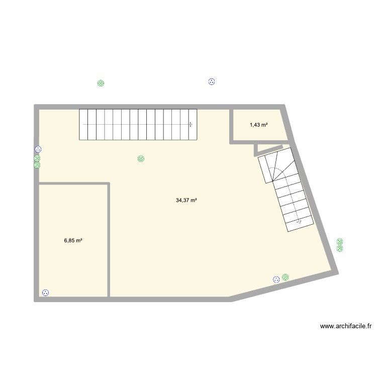 rdc. Plan de 0 pièce et 0 m2