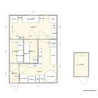 Laboratoire avec mobilier