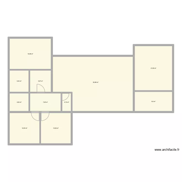 PROJET SERBER. Plan de 11 et 149 m² PROJET SERBER. Plan de 11 et 149 m²