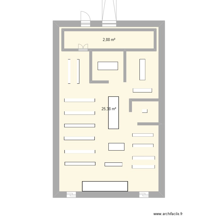 boulanger. Plan de 0 pièce et 0 m2
