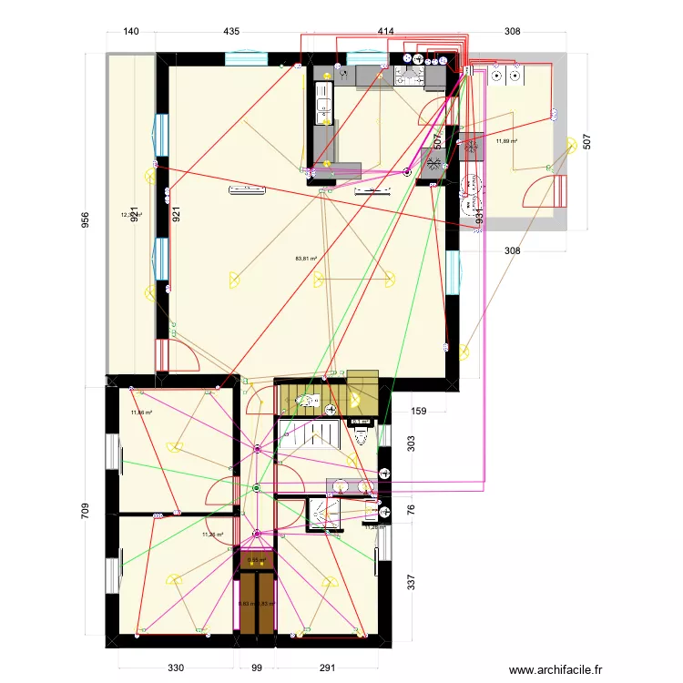 Elec Maison. Plan de 