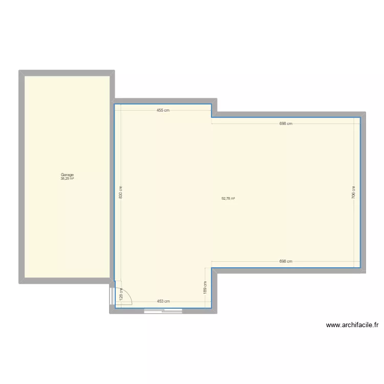 Plan maison Meymans. Plan de 