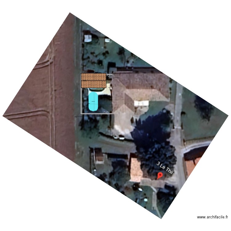 PLAN PROJET. Plan de 1 pièce et 18 m2