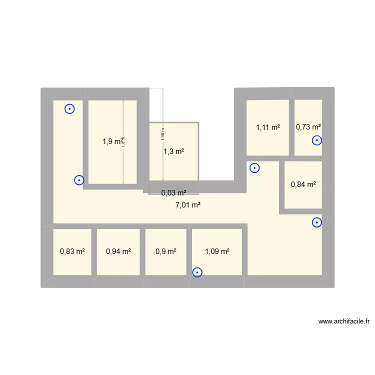 Alexia tuyaux. Plan de 