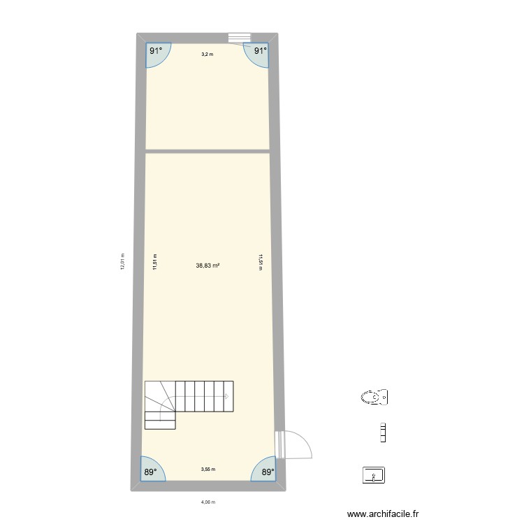 Etage3. Plan de 0 pièce et 0 m2